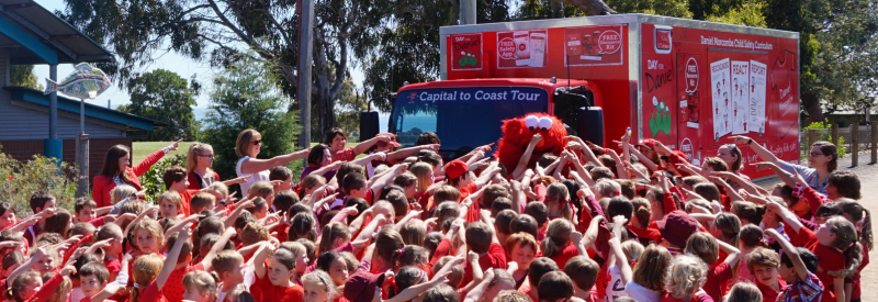 Daniel Morcombe Foundation Big Red promotional Truck