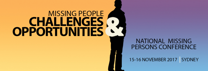 National Missing Persons Conference Header image